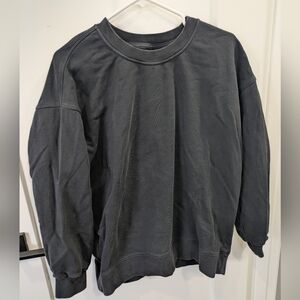 Lululemon Oversized Black Sweatshirt Size 8